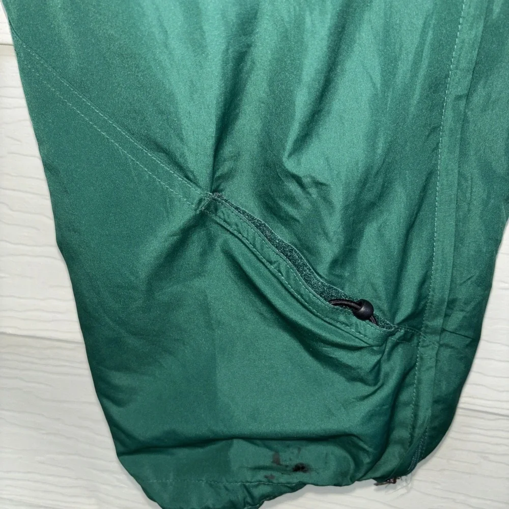 Adidas Soccer Warmup Pants  Size M Green  Ankle Zip  235033